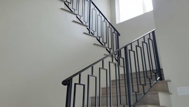 نرده فلزی بالکن بندر عباس با طرح فلزی مدرن