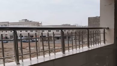 نرده پله ویلایی بندر عباس با طراحی فلزی