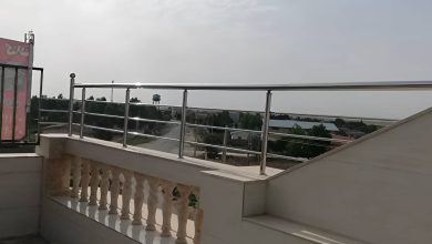 نرده راه پله فلزی بندر عباس با طراحی داخلی