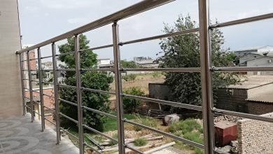 نرده بالکن فلزی در بندر عباس با جوشکاری تمیز