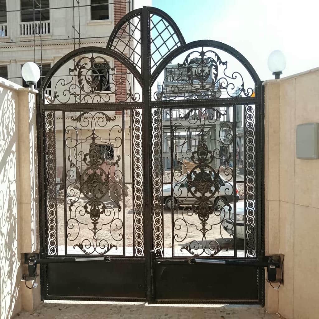 جک ریموت دار ورودی ویلایی مدرن
