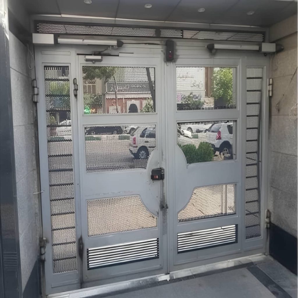 جک برقی ساختمان مسکونی رنگ مشکی