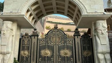 درب پارکینگ فلزی بندر عباس ورودی ساختمان نوساز