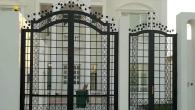 درب ورودی سفارشی بندر عباس با چهارچوب فلزی