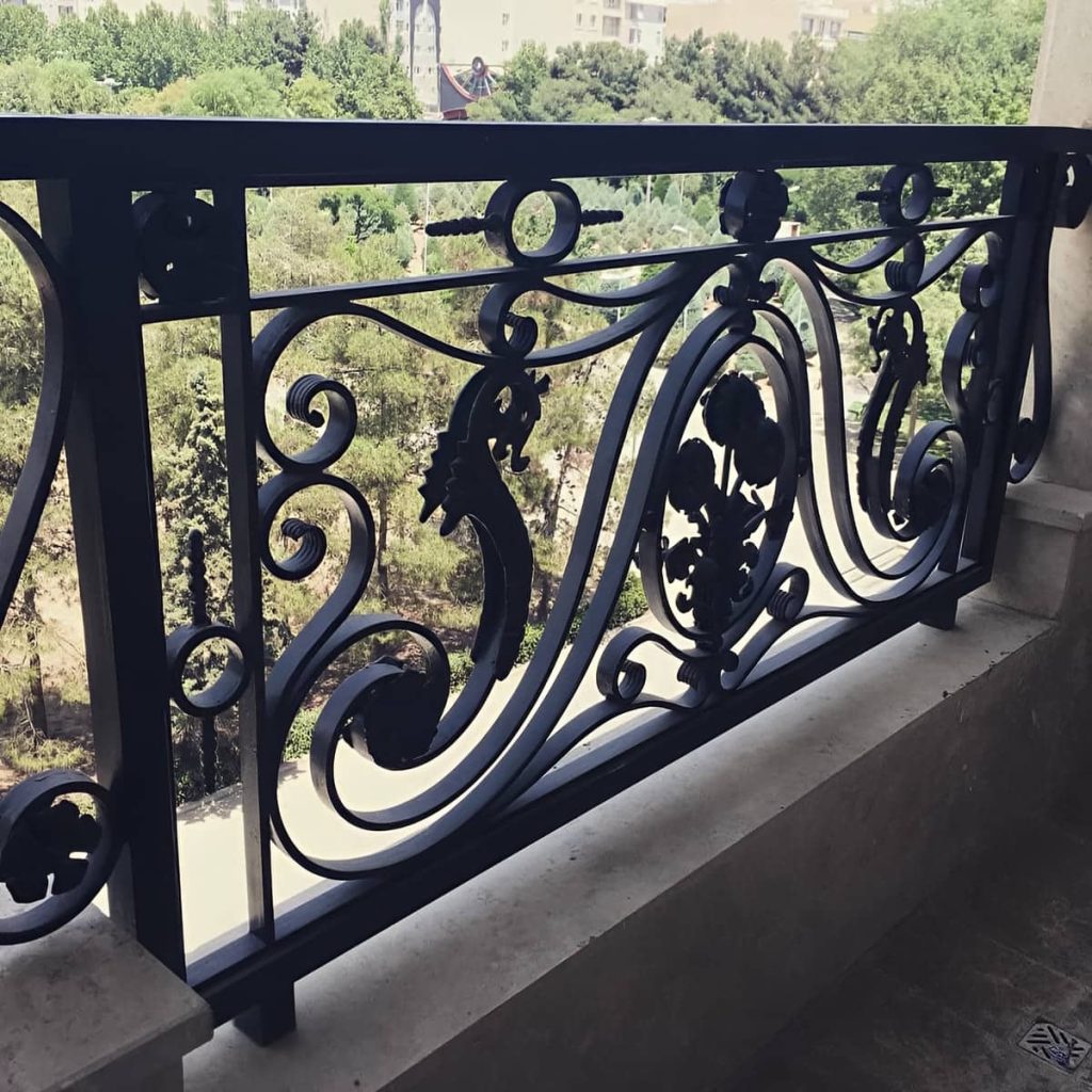 حفاظ بالکن بندر عباس طرح فرفورژه تزئینی حفاظ بالکن بندر عباس طرح فرفورژه تزئینی