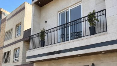 جان پناه بالکن شیشه ای بندر عباس