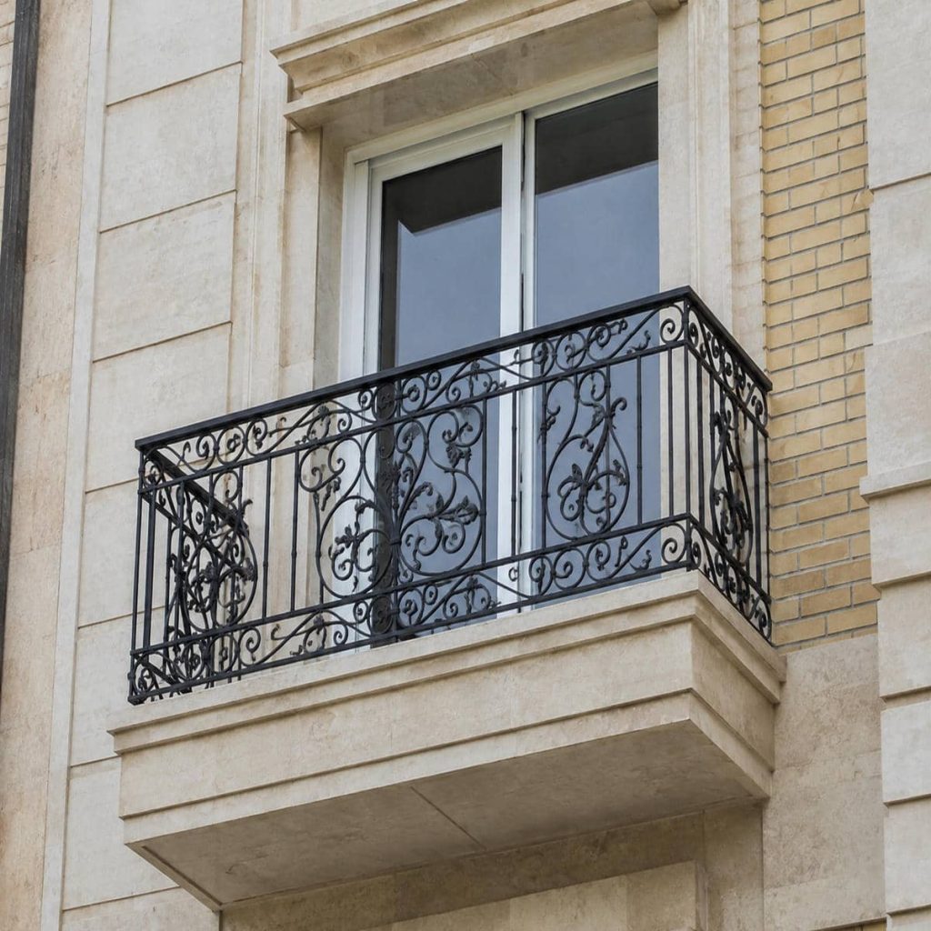 نرده راه پله بندر عباس با اتصال جوشی تمیز