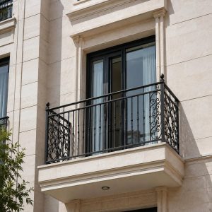 نرده تراس فلزی ساختمان مسکونی بندر عباس