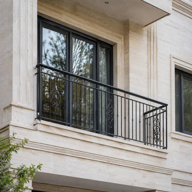 هندریل راه پله فلزی بندر عباس با طراحی مدرن هندریل راه پله فلزی بندر عباس با طراحی مدرن